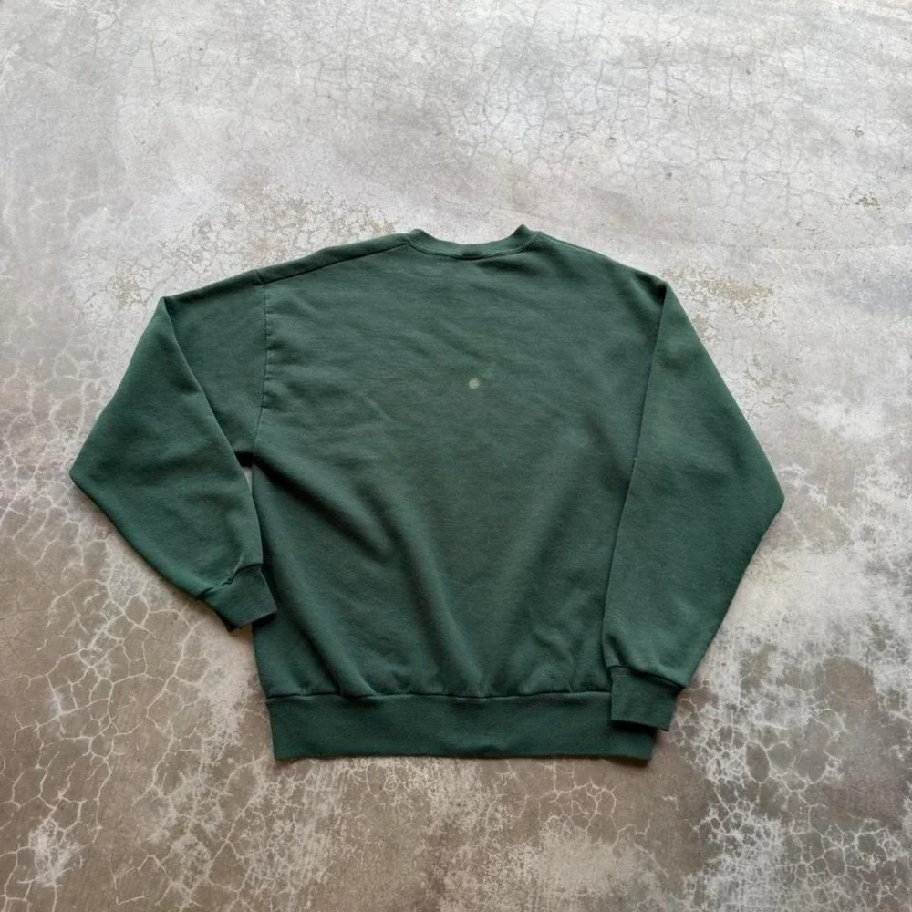 Vintage 90's Forrest green st Vincent crewneck graphic sweatshirt